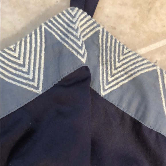 Anthropologie Elloise navy blue dress - Picture 4 of 8